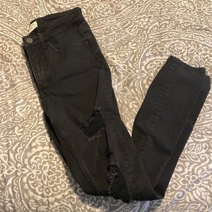 BKE Parker universal fit high rise ankle tall jeans